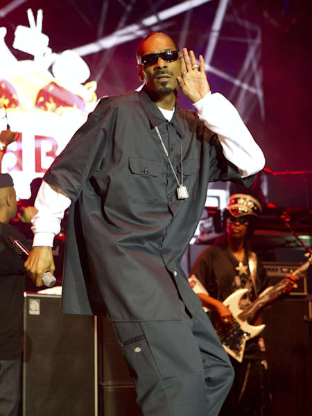 Snoop Dogg & The Snoopadelics perform at Red Bull SoundClash on South Padre Island in Texas.