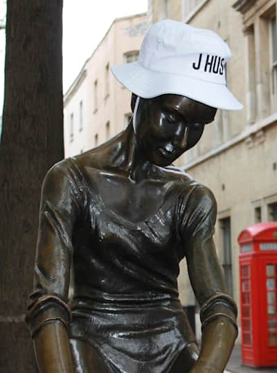 J Hus hats are popping up around London 