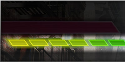Una captura de pantalla del Drive Gauge de Street Fighter 6.
