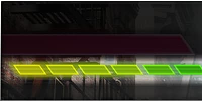 A screenshot of the Drive Gauge from Street Fighter 6