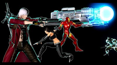 UMVC3 Dante, X-23, Ironman