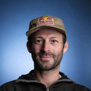 Portrait of Thomas de Dorlodot wearing a Red Bull cap at the 2023 Red Bull Aerial Camp in Eloy, Arizona, United States.
