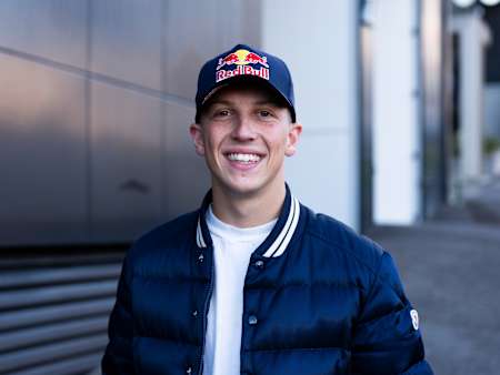 Liam Lawson, Red Bull Studio Auckland, New Zealand on March 27, 2024.