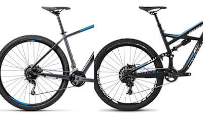 Hardtail and Full suspension bikes