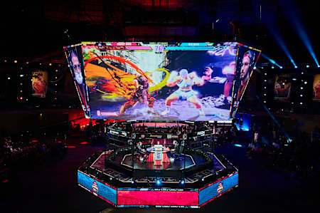 Overview of the view of Red Bull Kumite at University of Pretoria's Rembrandt Hall, in Pretoria, South Africa, on July 2, 2023. 