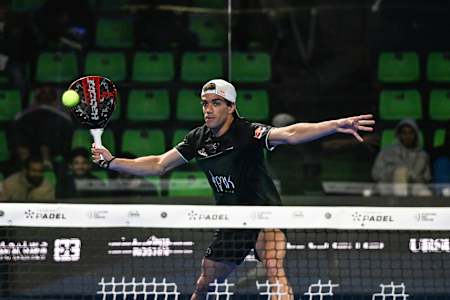 Riyadh Season Premier Padel P1, QF Center Court - Lebron/Galan - Campagnolo/Gutierrez in Riyadh, Saudia Arabia, on February 29, 2024.