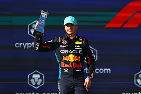 Max Verstappen walks in the Paddock ahead of the F1 Miami Grand Prix 2024