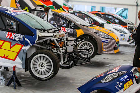 The spaceframe chassis keeps weight down to 1100kg