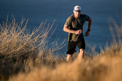 James Spithill (AUS) trains in Cagliari, Italy on August 15, 2019.