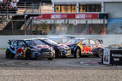 Johan Kristoffersson is World RX champion in Spain