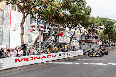 Sergio Pérez of Oracle Red Bull Racing at the Monaco Grand Prix on May 29, 2022.