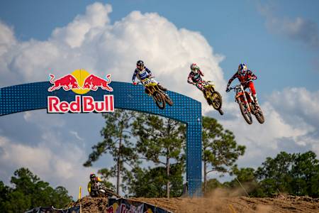 Marvin Musquin races at Round 7 of the AMA Motocross Series at WW Ranch in Jacksonville, Florida, USA on 26 September, 2020.