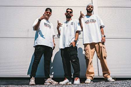 Junior, Leo and Vova from the Mob Crew. 