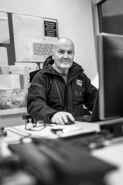 Portrait du responsable de la sécurité du Red Bull Erzbergrodeo, Erwin Schume. 