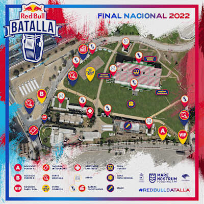 Mapa del recinto de la Final Nacional
