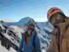 Nicolas Hojac und Ueli Steck beim Ausstieg aus der Eigernordwand im 2015.