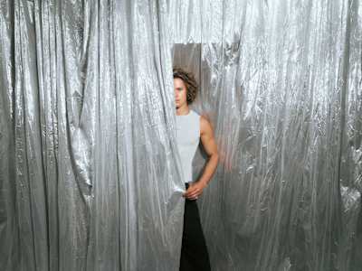 Portrait of alpine skier Lucas Pinheiro Braathen.