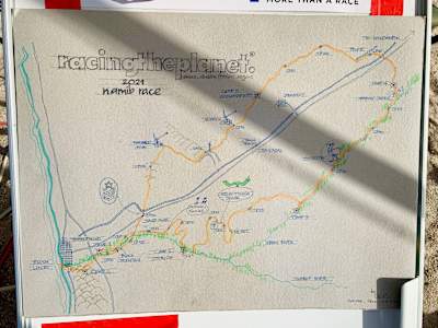 Carlos Garcia Prieto Sketches Ultramarathon Courses by Hand