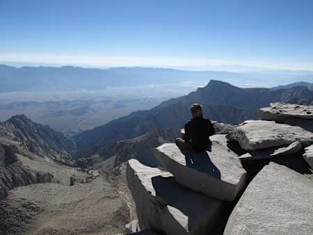 Die schroffe Spitze des Mount Whitney