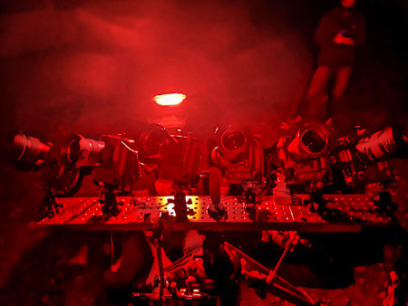 Dustin Snipes' customised camera mount for the Marfa Lights photoshoot.