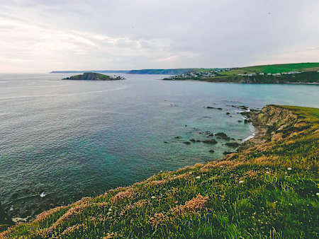 Bantham Beach and coastline photograph