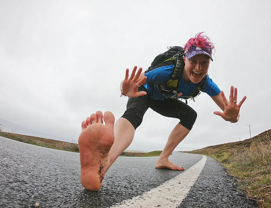 How to be Superhuman S1 E9: Anna McNuff barefoot run