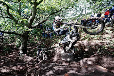 A photo of Billy Bolt competing at the 2018 Hawkstone Park Cross-Country.