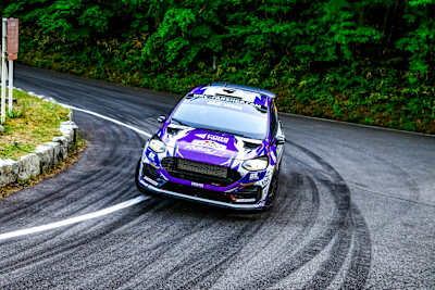 WRC3 leader Ghjuvanni Rossi