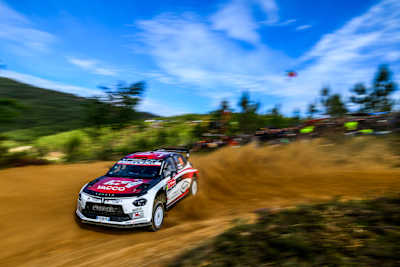 Yohan Rossel showed the Lancia's full potential on Friday in Portugal
