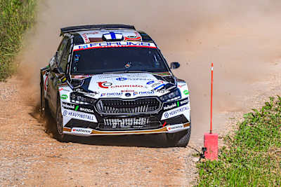 Mikko Heikkilä was consistently among WRC2's Friday pacesetters