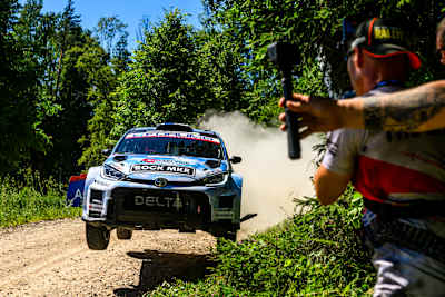 Teemu Suninen was on the fly on Saturday in Estonia