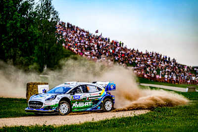 Armstrong in action in Estonia