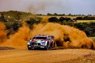 Thierry Neuville joined his Hyundai team-mates with an identical time