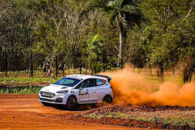 A penalty stood between Ghjuvanni Rossi and the overnight lead in WRC3