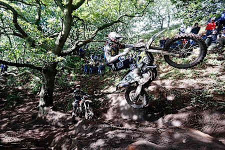 A photo of Billy Bolt competing at the 2018 Hawkstone Park Cross-Country.