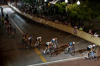 Competitors at race at Red Bull Last Stand in Tulsa, Oklahoma, USA.