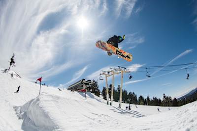 Participants at Red Bull Switchboard in Big Bear, California