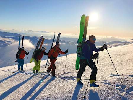 Høgtuva (1276 moh) er mest optimal før jul eller i mai