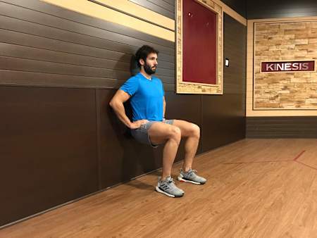 等長單腿深蹲(步驟1)