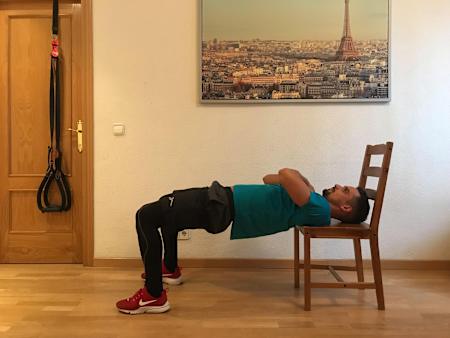 Hip trust isométrico