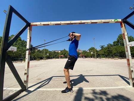 肩胛骨内收训练动作(2)