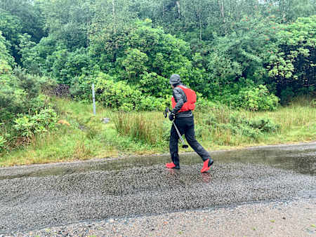 The Scottish weather didn’t always play ball...