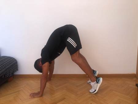 Flexión hombros (Paso 1)