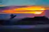 Yndi Asp twilight flight at Sandro Dias's pousada bowl.