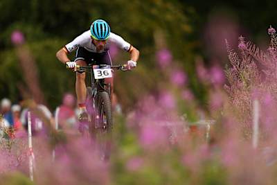 Mountain biker Ben Zwiehoff at the 2018 European Championships