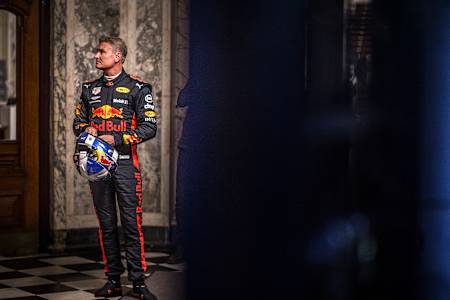 El escocés David Coulthard es uno de los primeros pilotos de Fórmula 1 de Red Bull Racing.