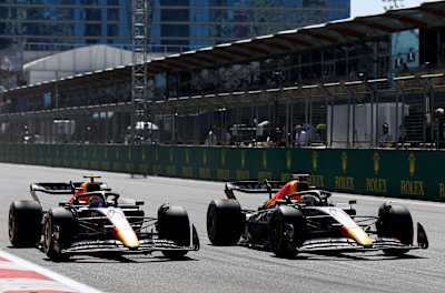 Max Verstappen of Oracle Red Bull Racing at the Azerbaijan Grand Prix on June 12, 2022.