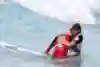 João Chianca hugs Wiggolly Dantas after winning the 2020 Volcom Pipe Pro