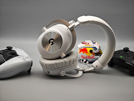 L'image montre le casque de jeu Logitech G Pro X 2 en blanc.