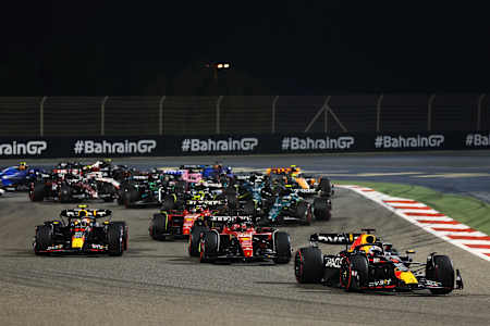 Sergio Pérez, de Oracle Red Bull Racing, en el Gran Premio de Bahrein el 5 de marzo de 2023.
